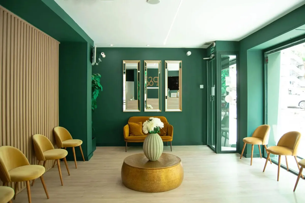 Sala de espera de P&P Clinic
